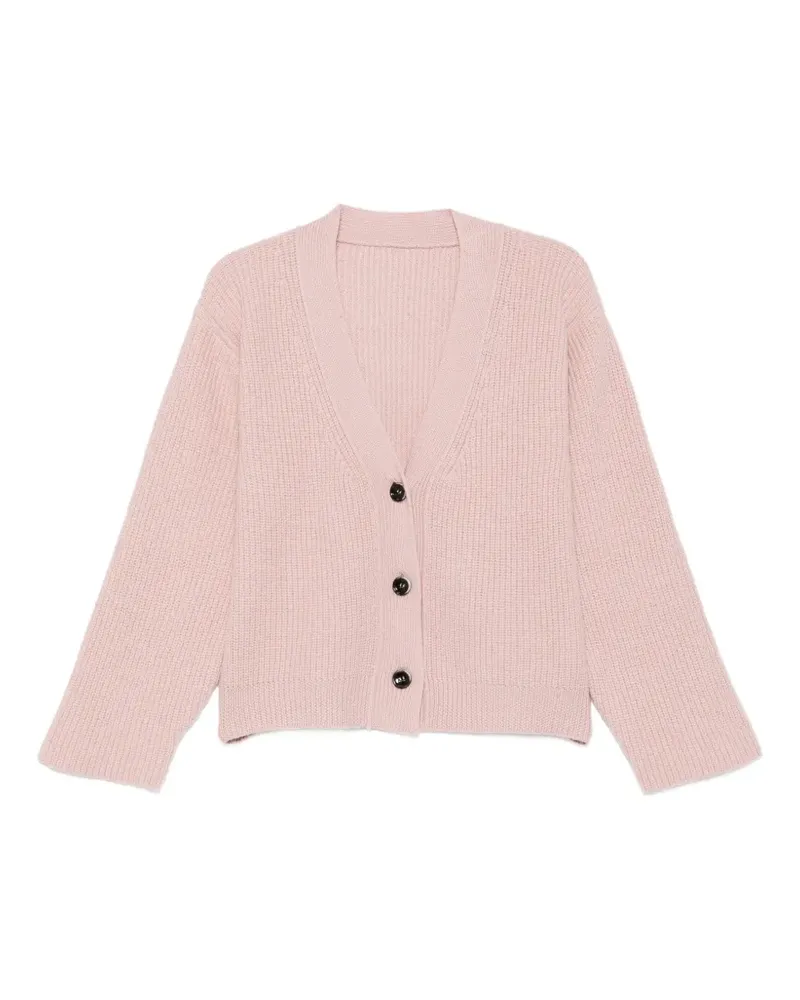 nine:inthe:morning Rowan Cardigan aus geripptem Strick - Rosa Rosa