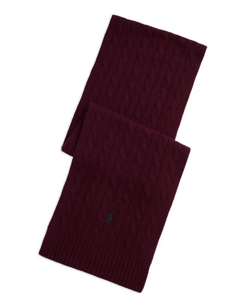 Ralph Lauren cable-knit scarf - Rot Rot