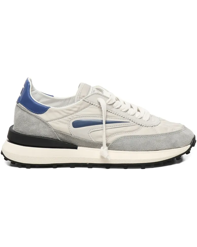 D.A.T.E. Flatform-Sneakers aus Wildleder - Grau Grau