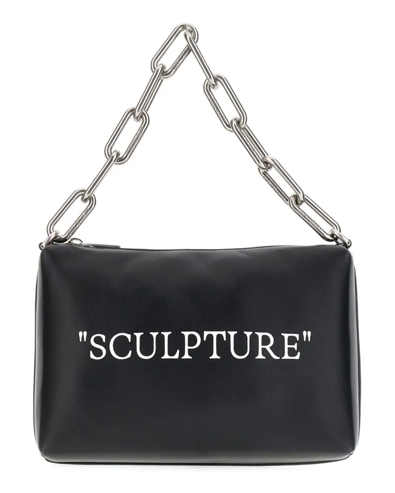 OFF-WHITE Shopper mit Logo-Print - Schwarz Schwarz