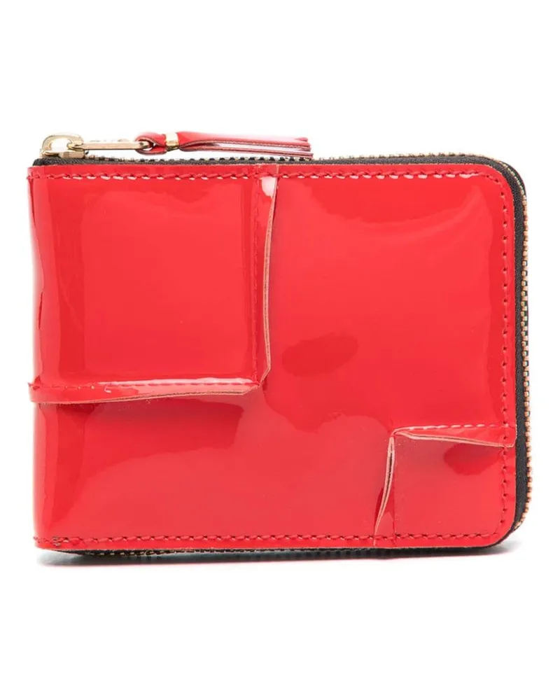 Comme des Garçons Portemonnaie mit sichtbaren Nähten - Rot Rot
