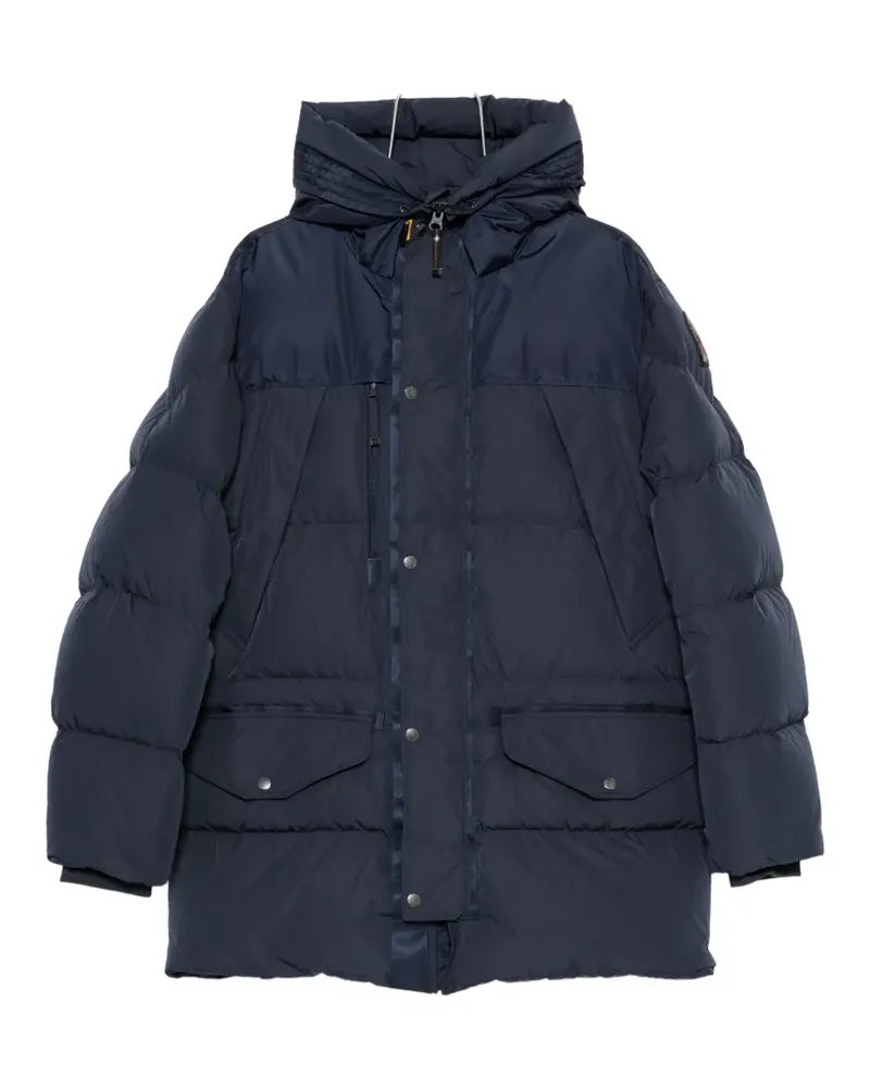 Parajumpers quilted hooded jacket - Blau Blau