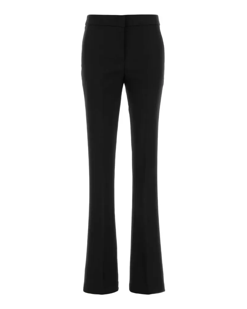 Blumarine gabardine flared trousers - Schwarz Schwarz