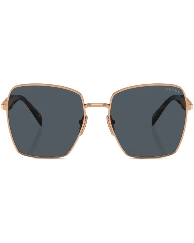 Prada Sonnenbrille mit Oversized-Gestell - Rosa Rosa