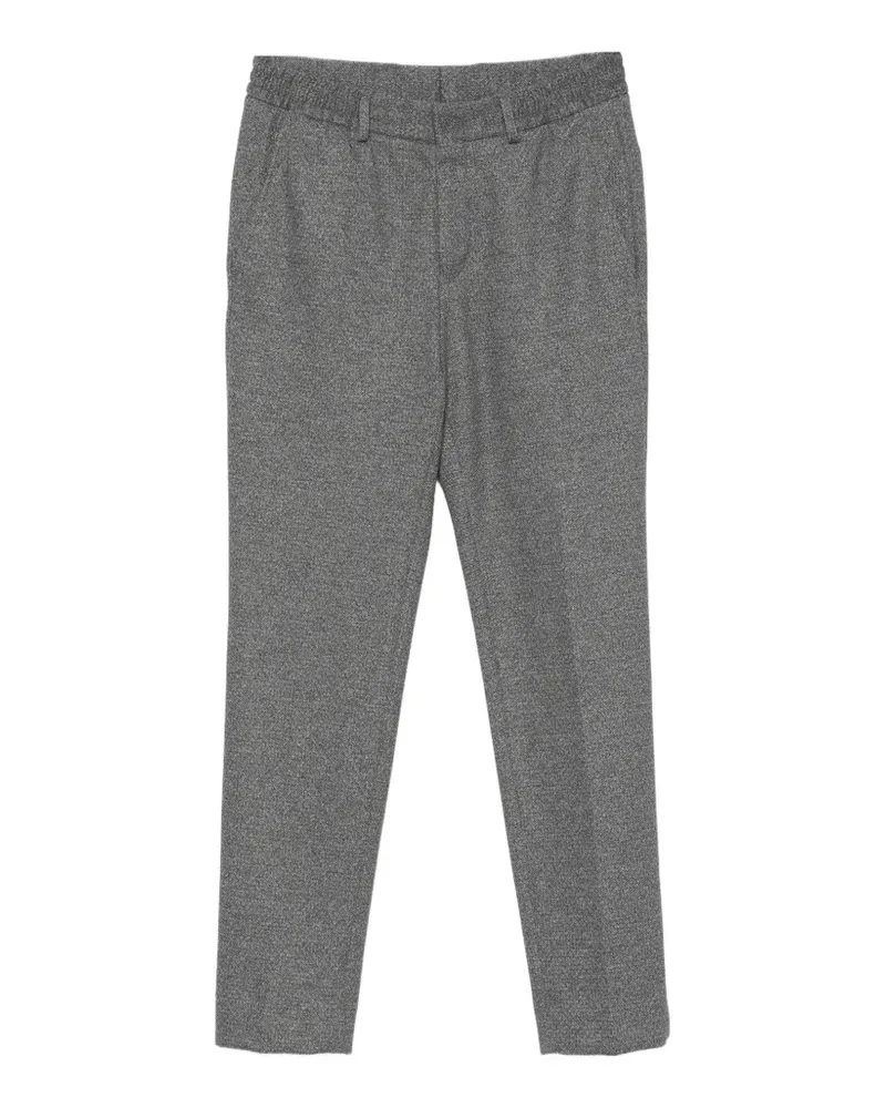 Karl Lagerfeld elasticated-waistband tailored trousers - Grau Grau