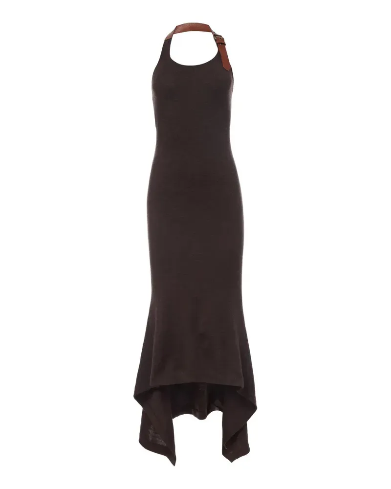 Monse Maxikleid mit Neckholder - Braun Braun