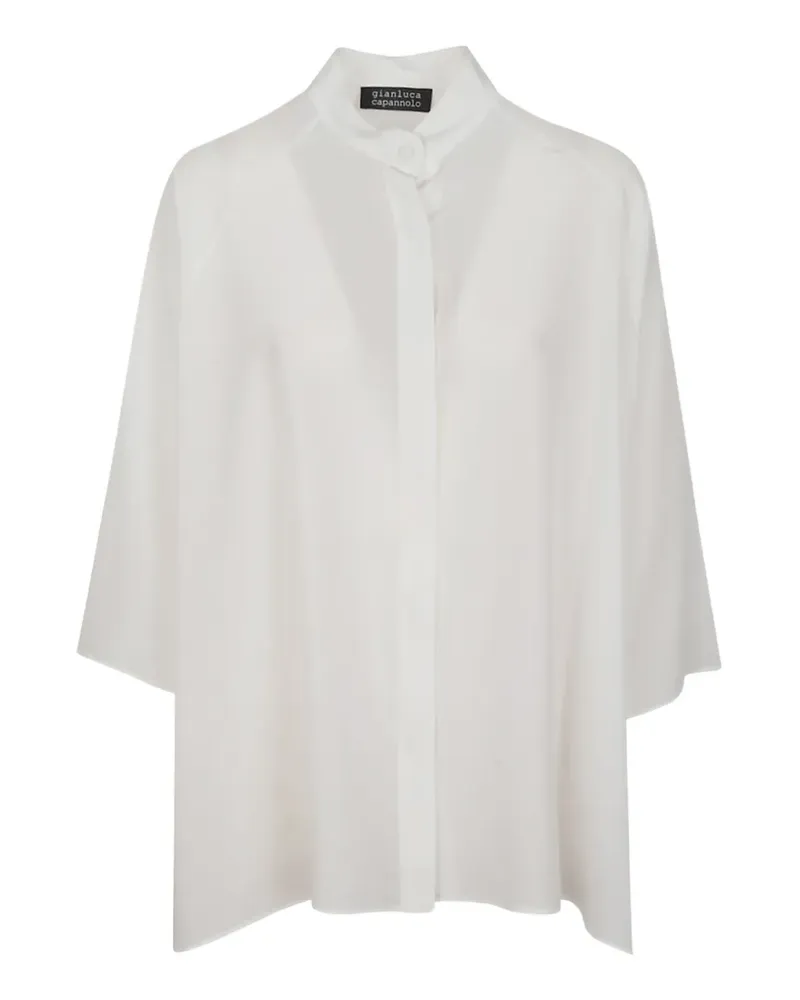 Gianluca Capannolo Bluse mit Knopfdetail - Weiß Weiß