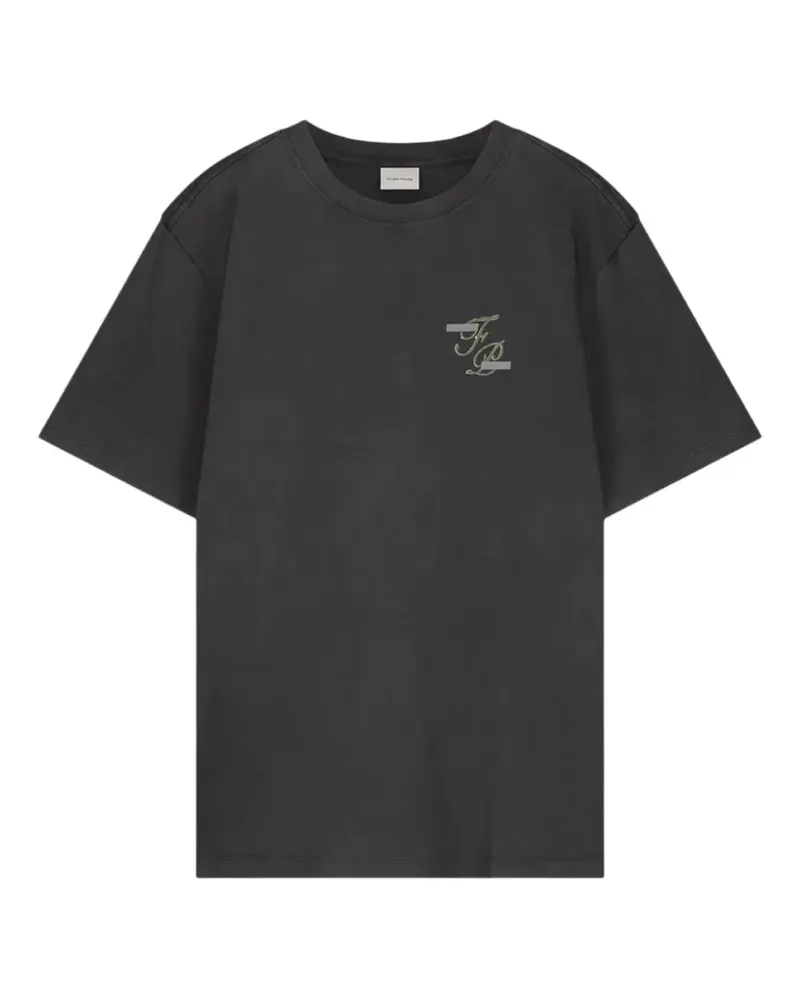 Filling Pieces Topiary T-Shirt mit grafischem Print - Grau Grau