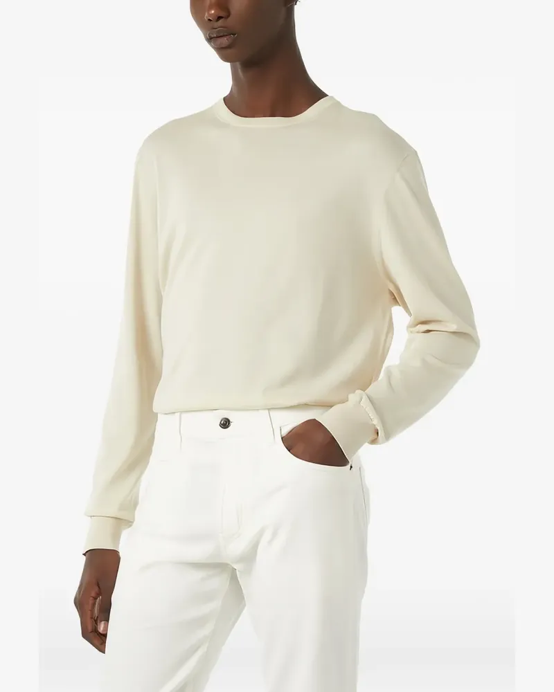 Loro Piana Pullover mit rundem Ausschnitt - Nude Nude