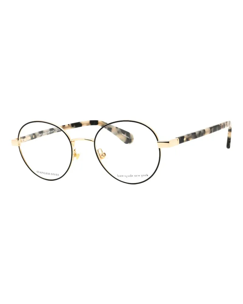 Kate Spade Marciann round-frame glasses - Schwarz Schwarz