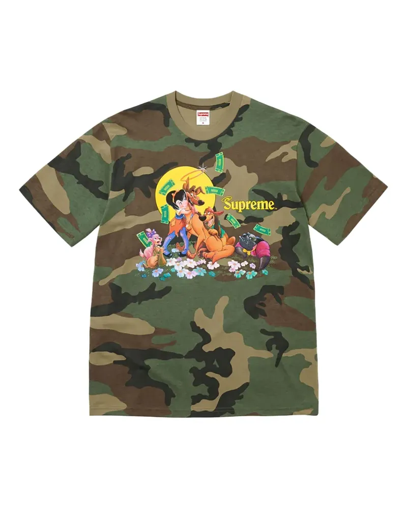 Supreme Being All Dogs Go to Heaven T-Shirt - Grün Grün