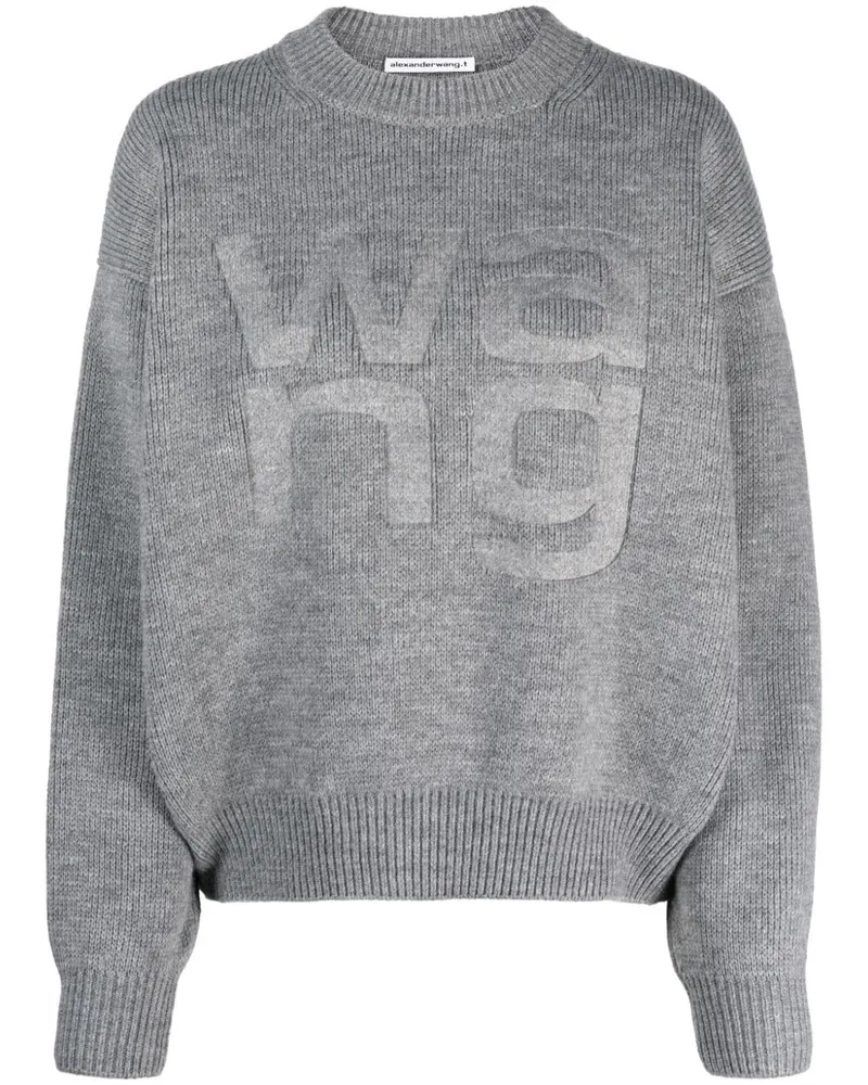 Alexander Wang Klassischer Pullover Grau