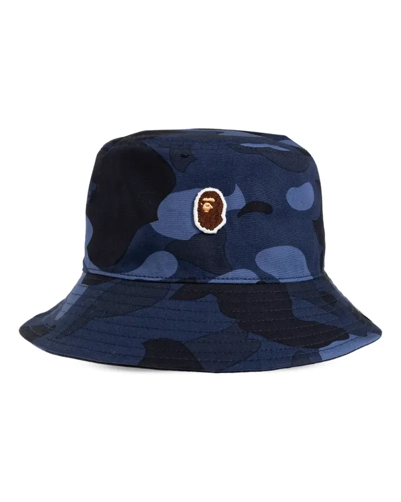 BAPE Fischerhut mit Camouflage-Print - Blau Blau
