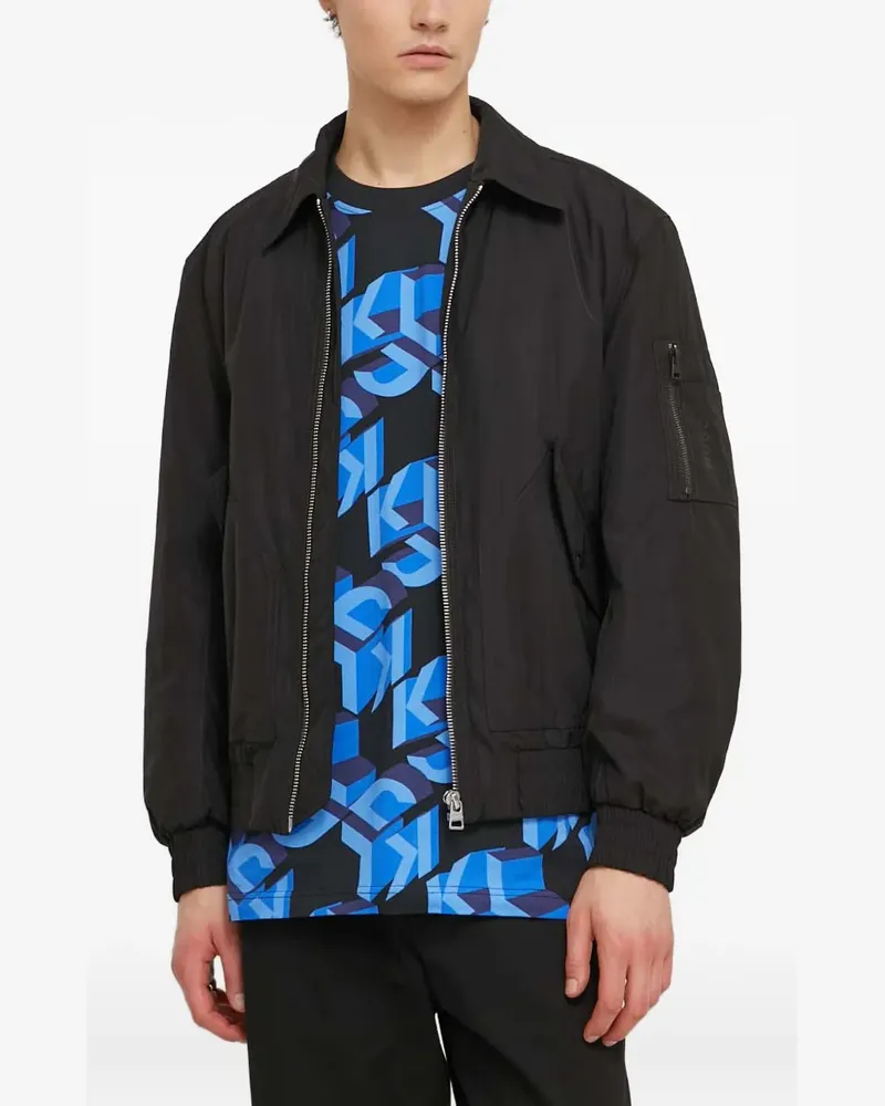 HUGO BOSS zip-pocket jacket - Schwarz Schwarz