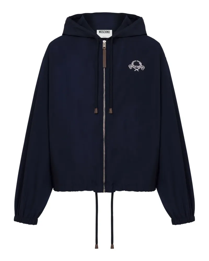 Moschino Bomberjacke mit Reißverschluss - Blau Blau
