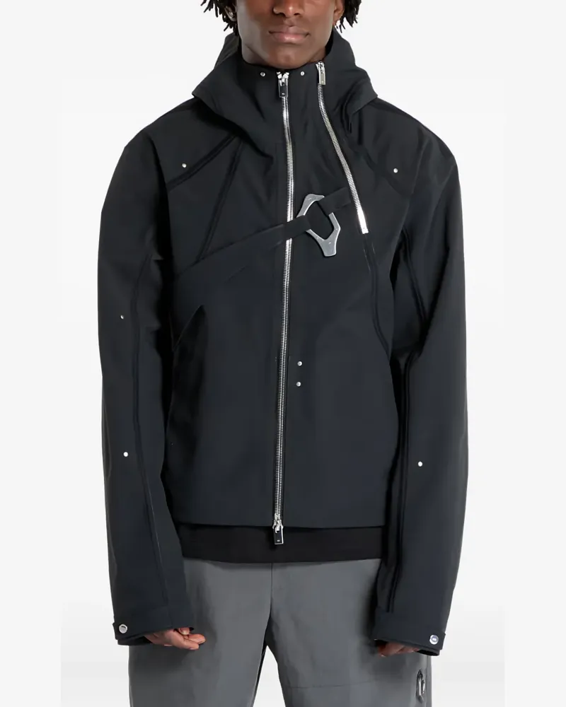 Heliot Emil Jacke mit Schnallendetail - Schwarz Schwarz