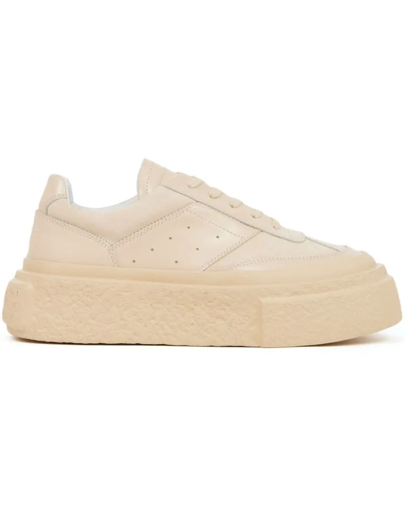 Maison Margiela Sneakers mit Nummern-Motiv - Nude Nude