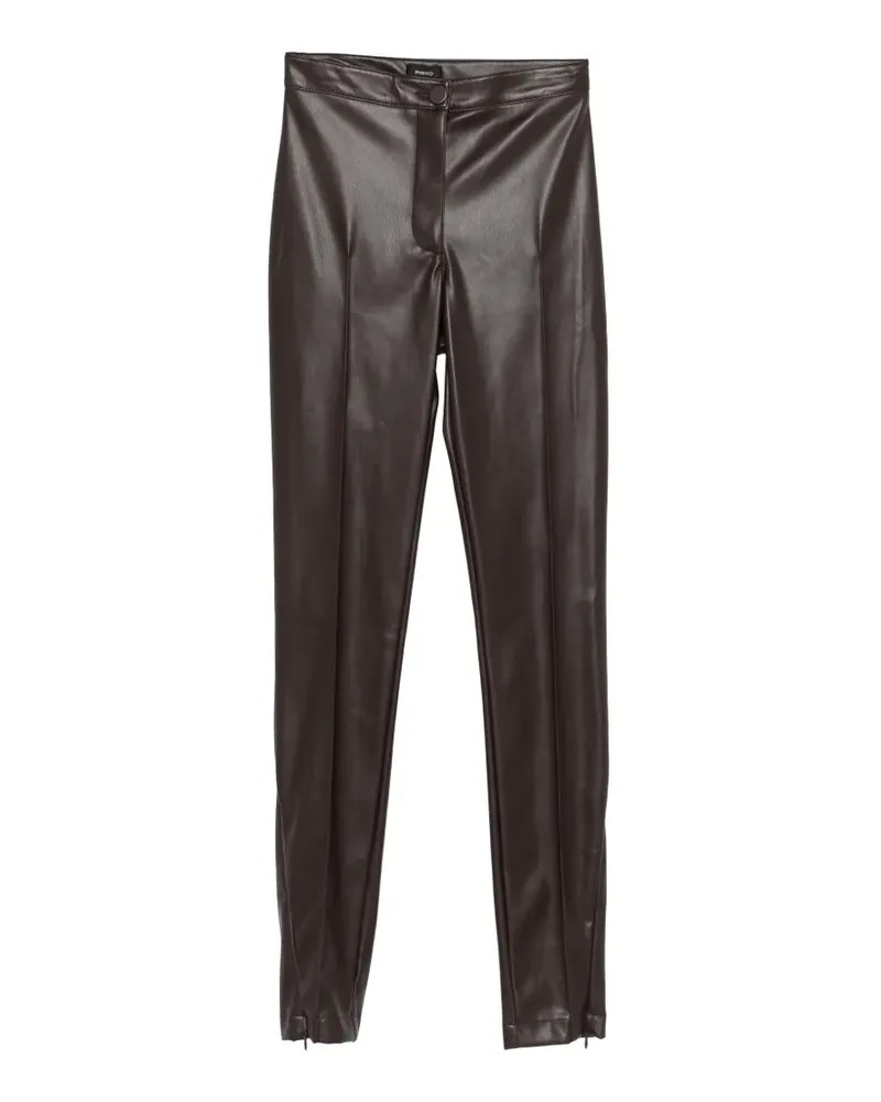 Pinko New Patitz zip-fastening trousers - Braun Braun