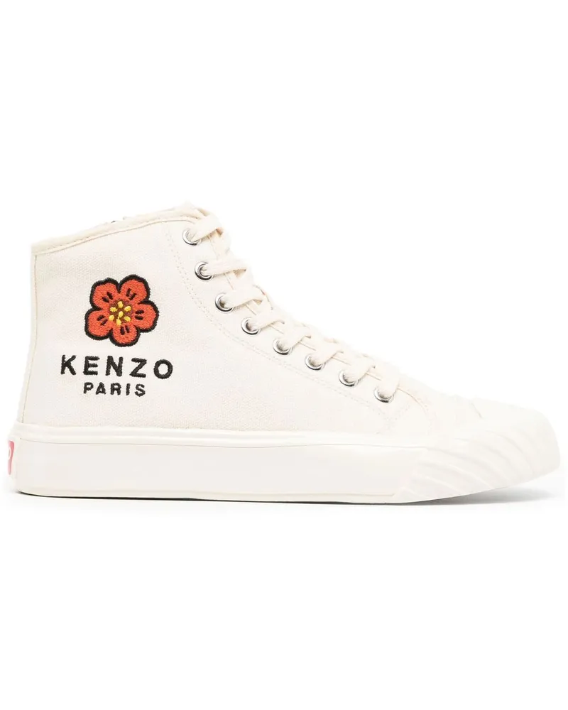 Kenzo High-Top-Sneakers mit Logo Weiß