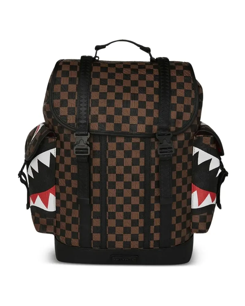 Sprayground Check 2 Monte Carlo backpack - Braun Braun