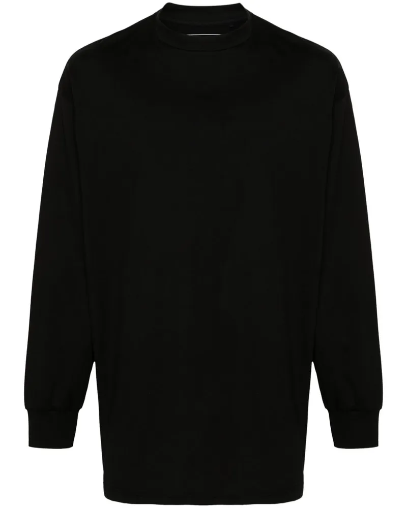 Y-3 T-Shirt mit Logo-Print - Schwarz Schwarz
