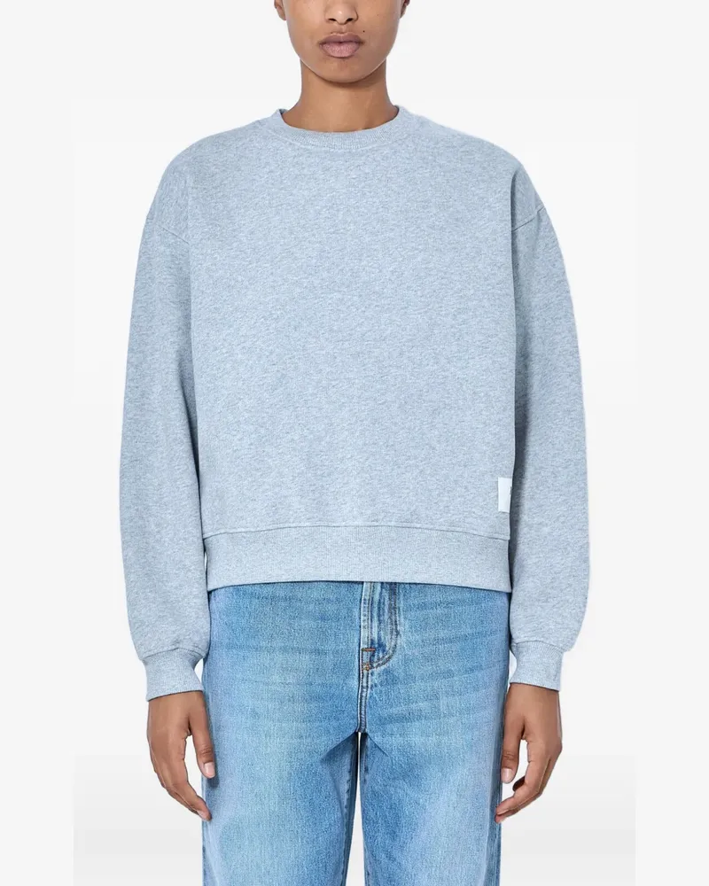 Róhe crew neck ribbed-trim sweatshirt - Grau Grau