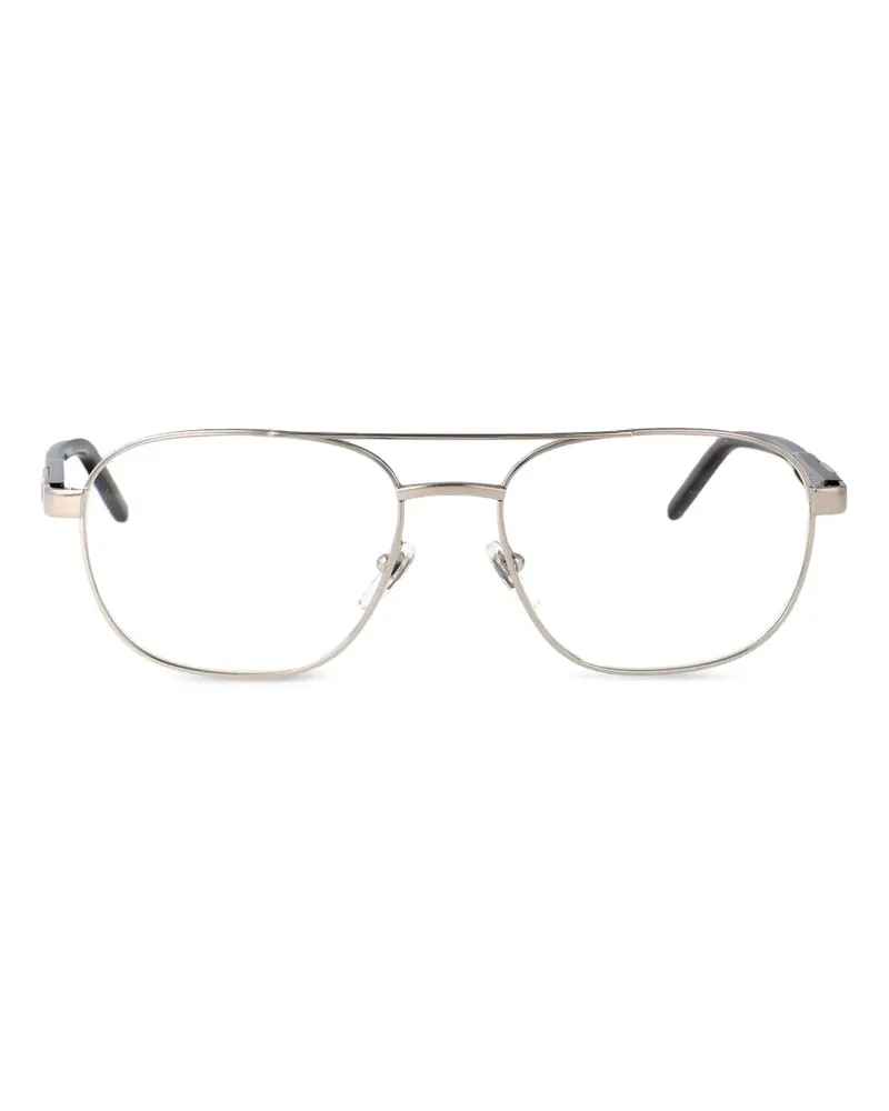 Gucci Brille mit eckigem Gestell - Silber Silber