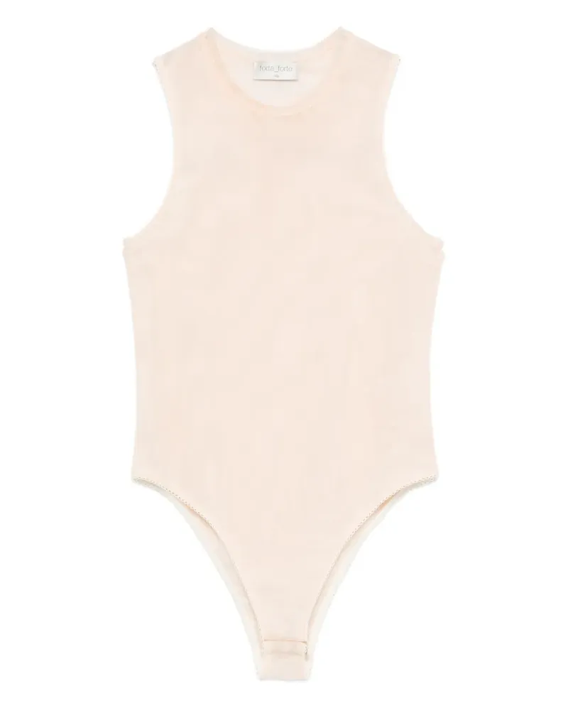 forte_forte Ärmelloser Body - Nude Nude