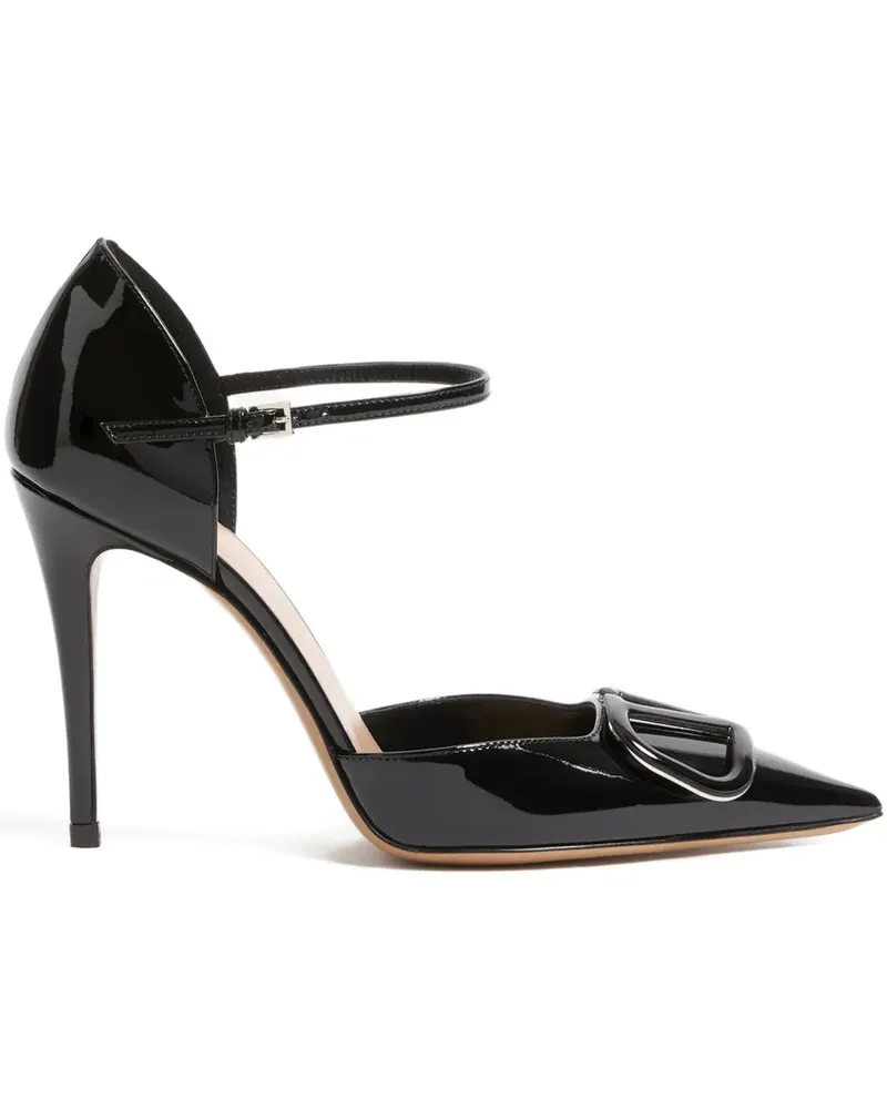 Valentino Garavani Pumps mit VLogo-Detail - Schwarz Schwarz