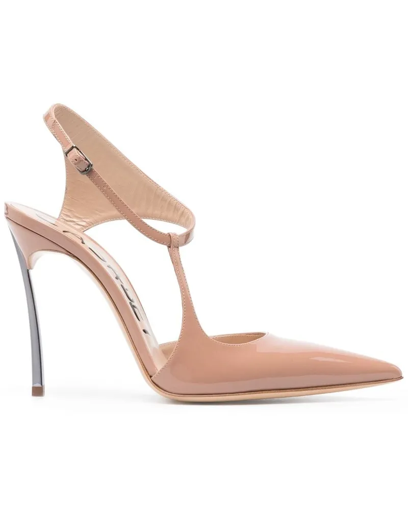 Casadei Super Blade Melody Pumps 100mm - Nude Nude