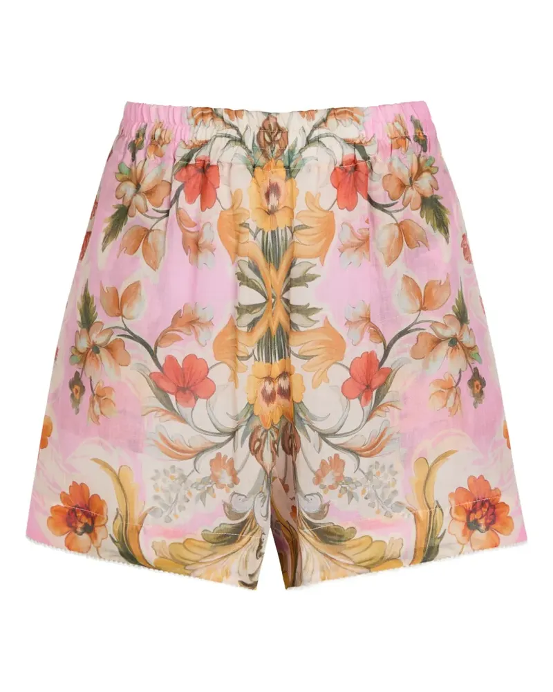 Borgo De Nor Bizzy floral-print shorts - Rosa Rosa