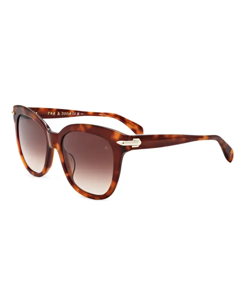 Rag & Bone Cat-Eye-Sonnenbrille - Braun Braun