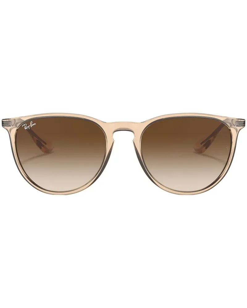 Ray Ban Runde Erika Sonnenbrille - Braun Braun