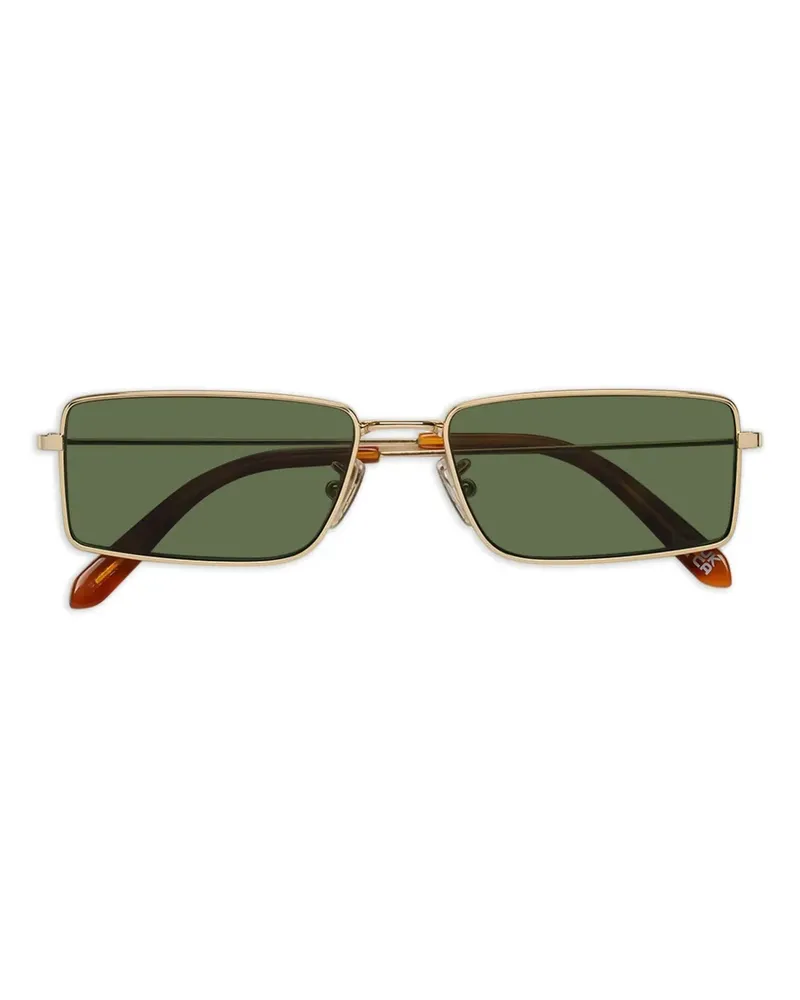 RETROSUPERFUTURE Sonnenbrille mit eckigem Gestell - Gold Gold