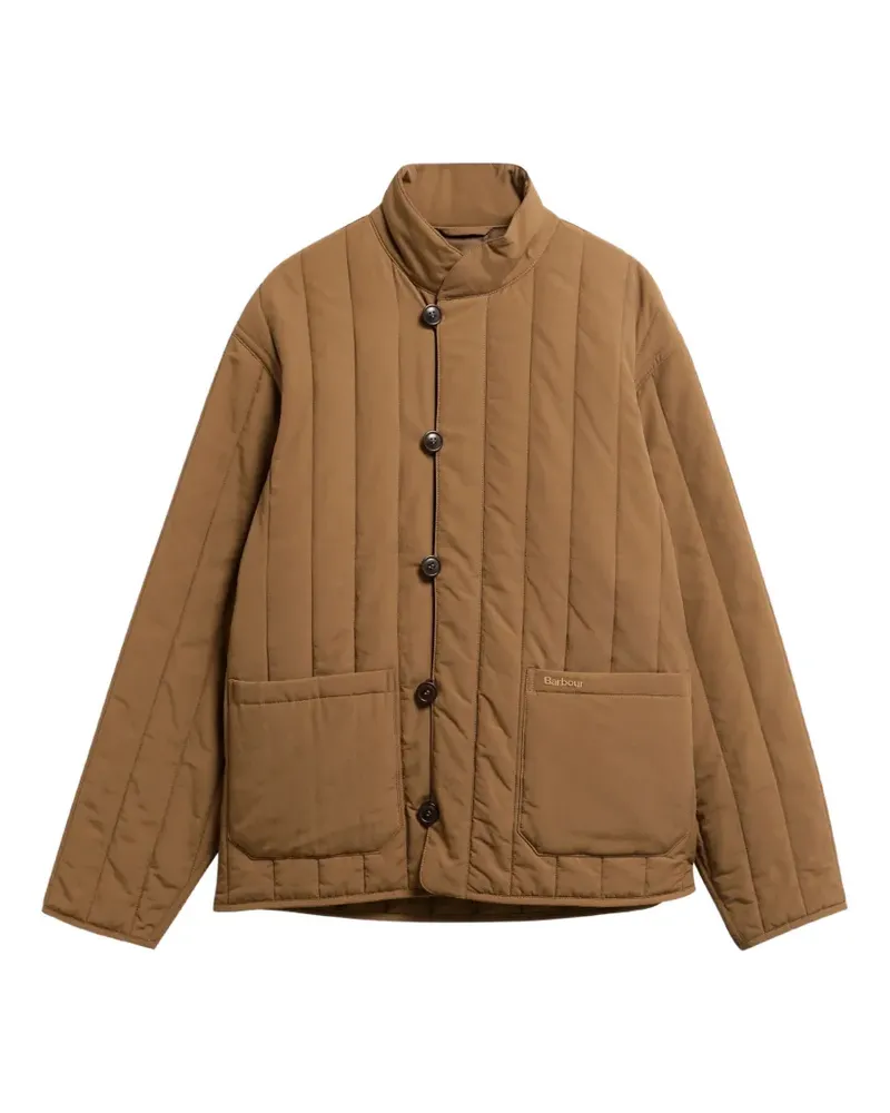 Barbour Gesteppte Jacke mit Stehkragen - Braun Braun