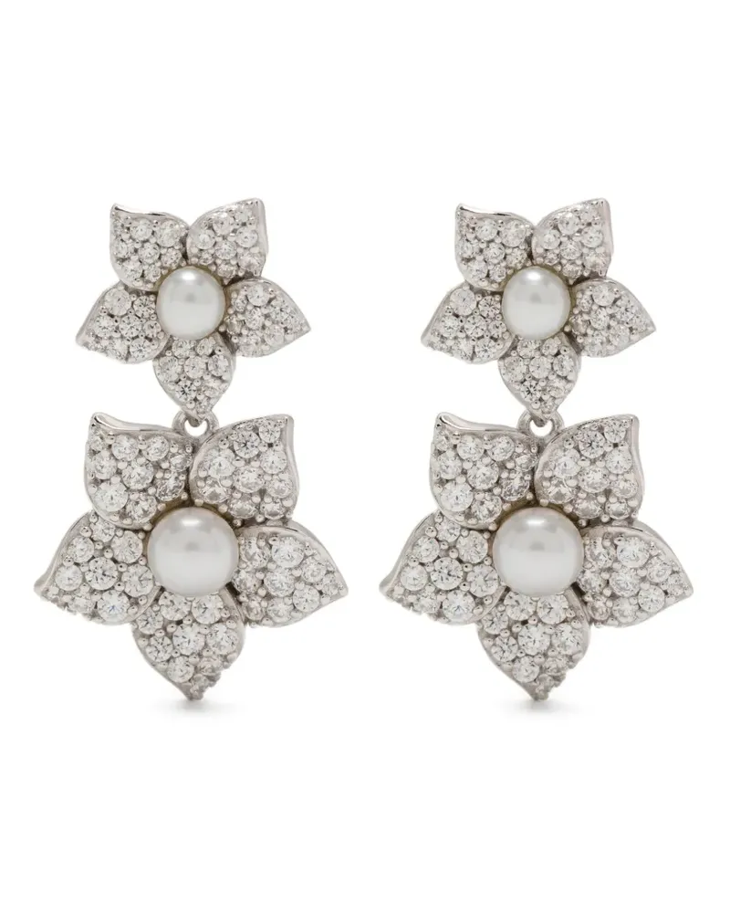 APM Monaco Pearl Blossom Ohrringe - Silber Silber