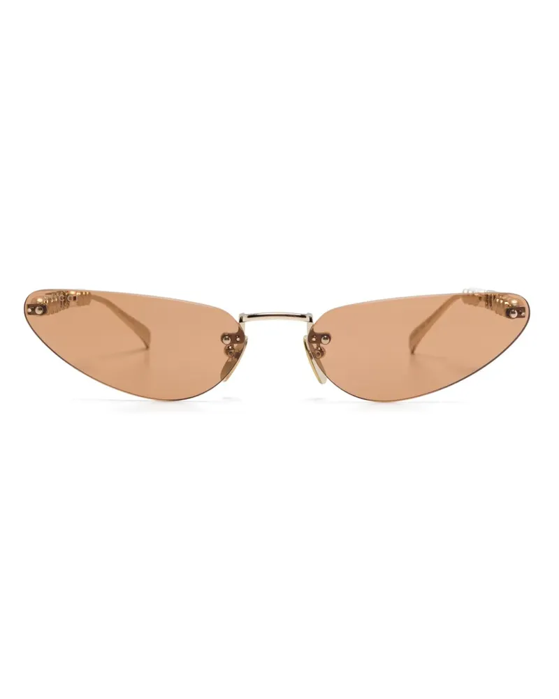 Gucci Rahmenlose Sonnenbrille - Gold Gold