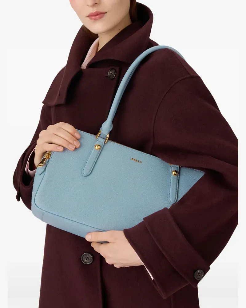 Furla Mittelgroße Boston Tote Bag - Blau Blau