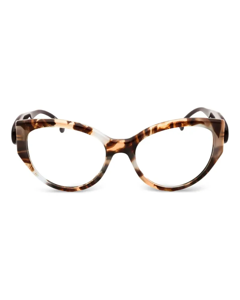 Etro Cat-Eye-Brille - Braun Braun