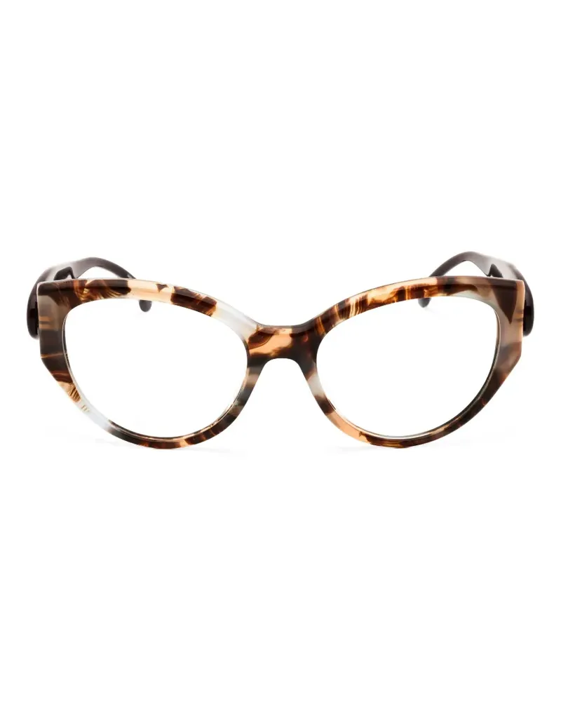 Etro Cat-Eye-Brille - Braun Braun