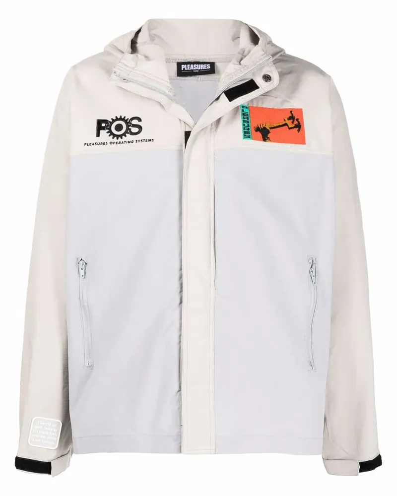 PLEASURES Leichte Jacke - Grau Grau