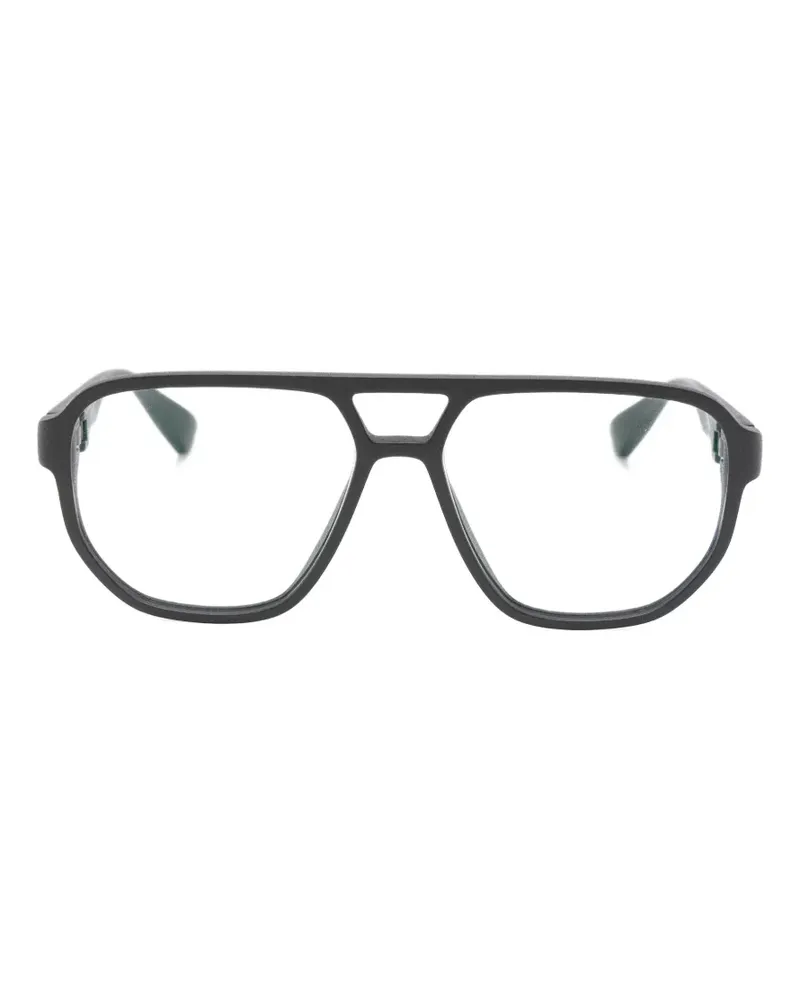 Mykita Mavon Brille mit Doppelsteg - Schwarz Schwarz