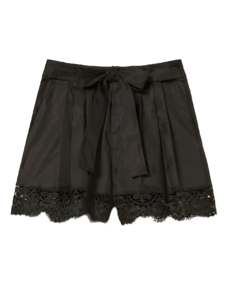 Twin-Set Klassische Shorts - Schwarz Schwarz