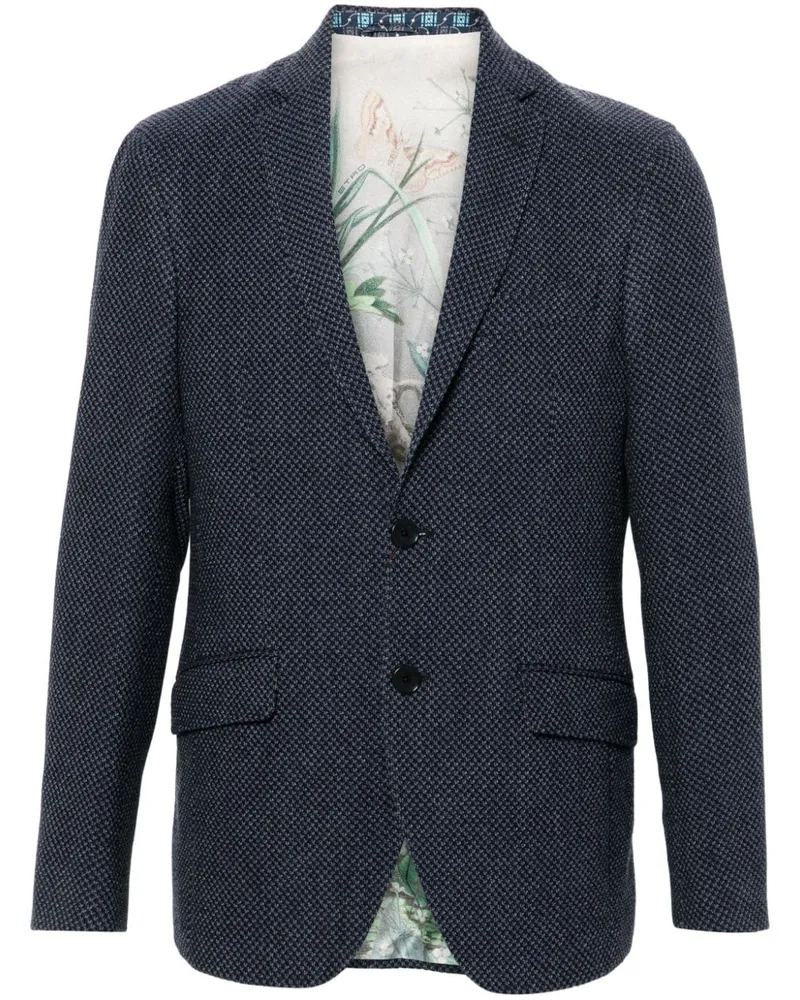 Etro Einreihiges Sakko - Blau Blau