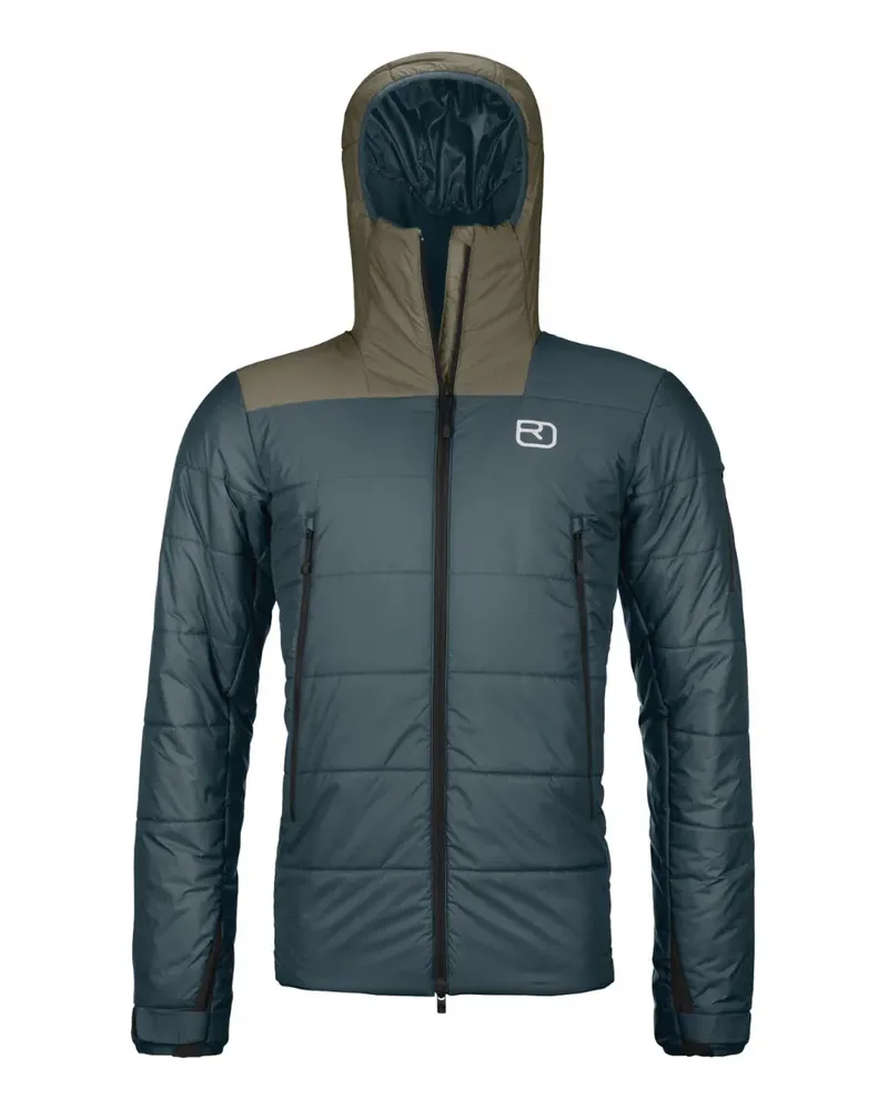 Ortovox Gesteppte Zinal Kapuzenjacke - Blau Blau