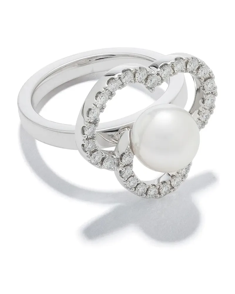 TASAKI 18kt Weißgoldring - Silber Silber