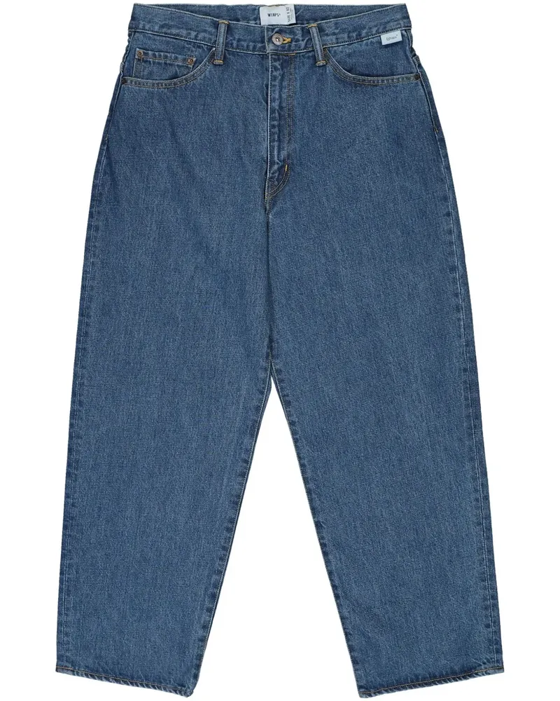 WTAPS Gerade Jeans - Blau Blau