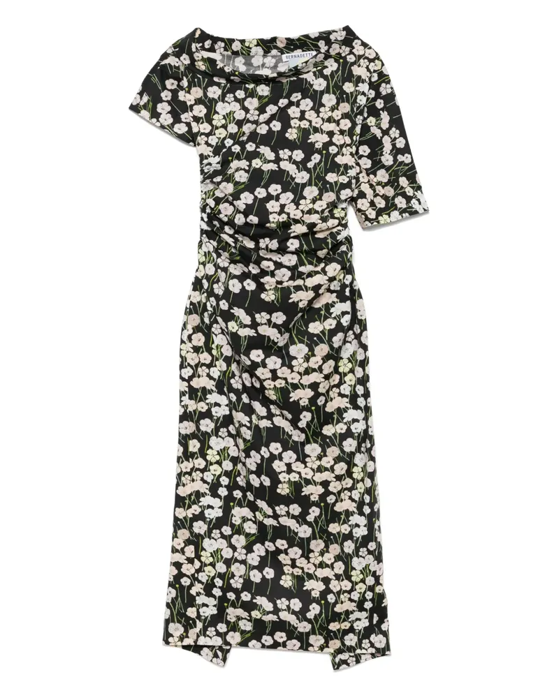 BERNADETTE Bowery Maxikleid - Schwarz Schwarz