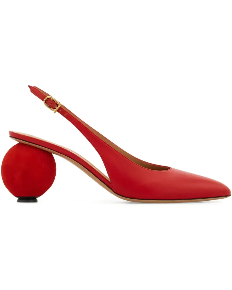 Ferragamo Slingback-Pumps 70mm - Rot Rot