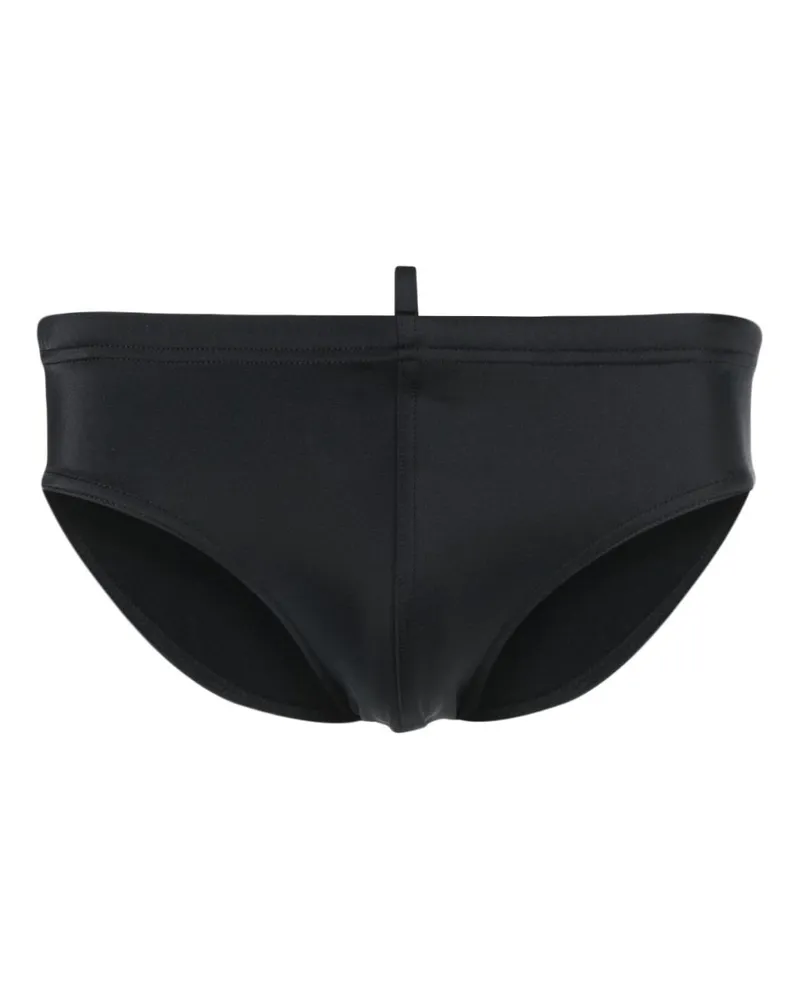 Dsquared2 Badehose mit Logo-Print - Schwarz Schwarz
